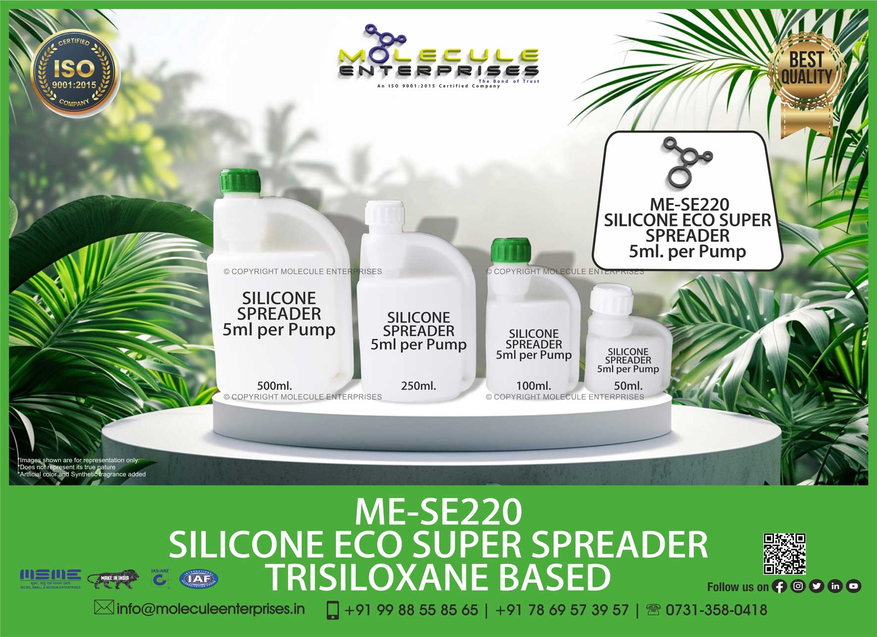 single neck silicone spreader chipko bottle packaging