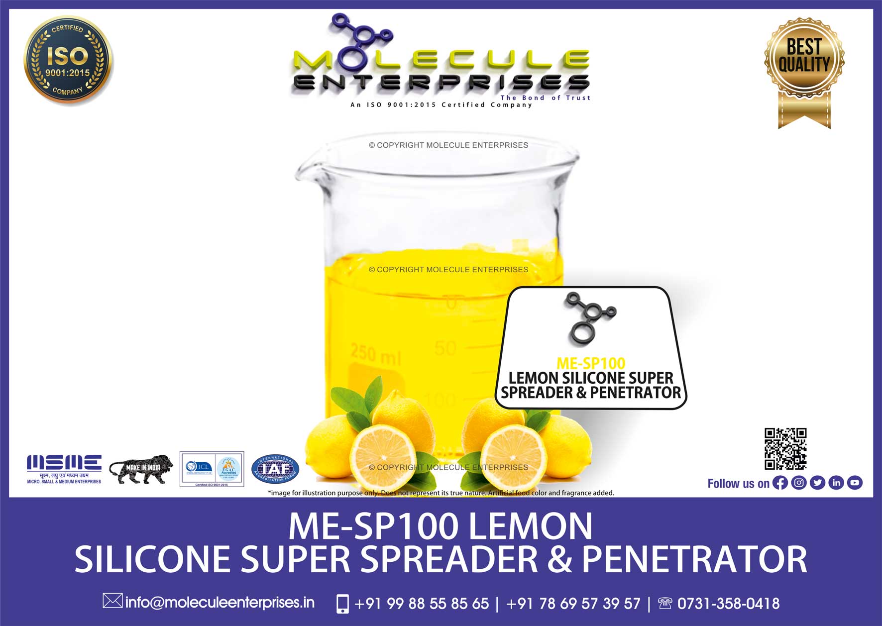 heptamethyl trisiloxane ethoxylate silicone super spreader manufacturers