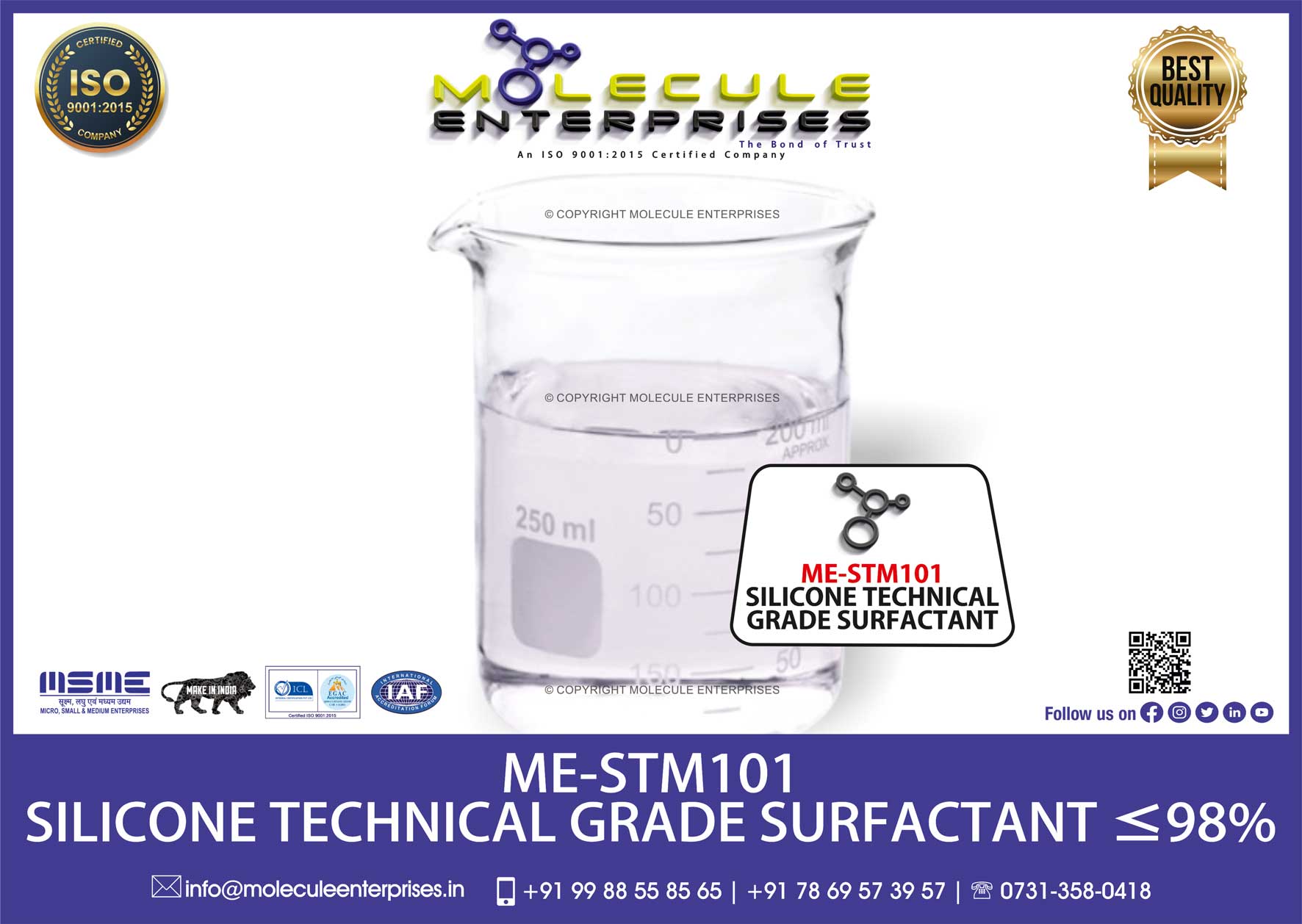 trisiloxane ethoxylated silicone technical grade spreader manufacturers