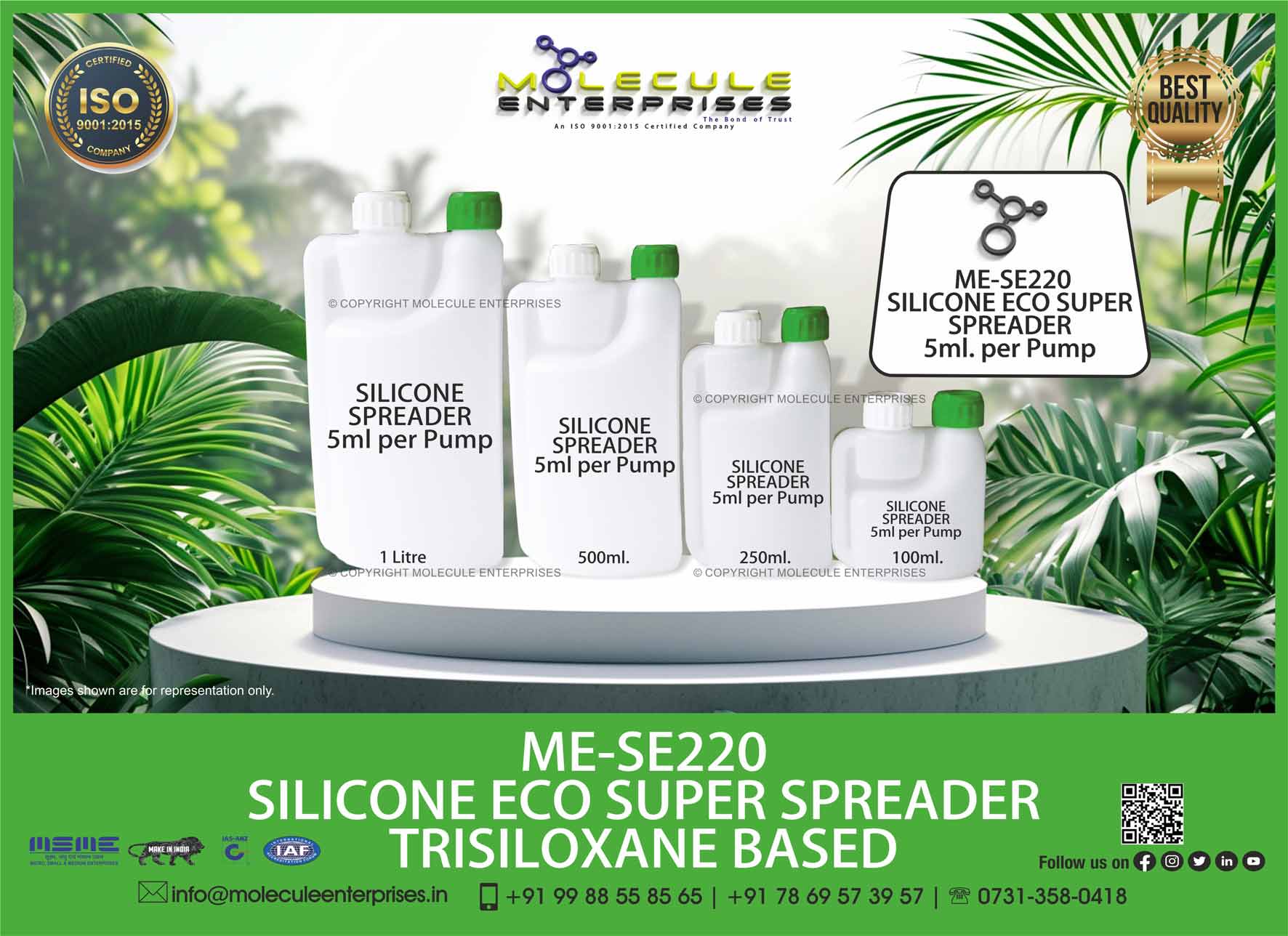 double neck silicone spreader chipko bottle packaging